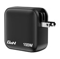Verbatim Mini GaN zidni punjač 100W, 3×USB-C/1×USB-A, PD/QC 3.0