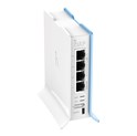 Mikrotik RB941-2nD-TC hAP Lite tower, 650MHz CPU, 32MB RAM, 4×LAN, 2.4Ghz 802.11b/g/n, integrirana antena, RouterOS L4, tower kućište, PSU