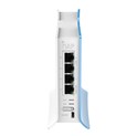 Mikrotik RB941-2nD-TC hAP Lite tower, 650MHz CPU, 32MB RAM, 4×LAN, 2.4Ghz 802.11b/g/n, integrirana antena, RouterOS L4, tower kućište, PSU