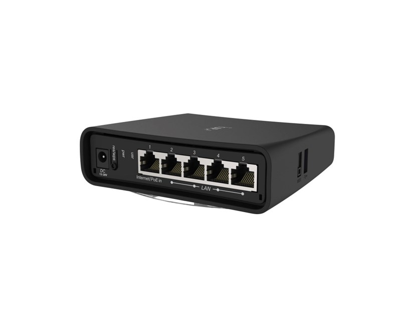 Mikrotik RBD52G-5HacD2HnD-TC, hAP ac2, 716MHz CPU, 128MB RAM, 5×G-LAN, 2.4Ghz/5GHz 802.11b/g/n/an/ac Dual Chain, integrirana antena, USB, RouterOS L4, unutarnje kućište, PSU