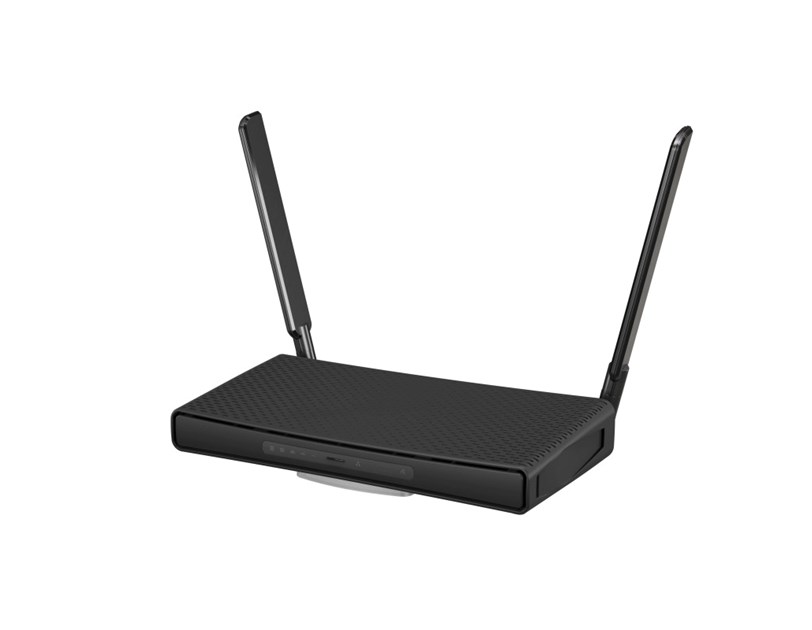 Mikrotik RBD53iG-5HacD2HnD, hAP ac3, 716MHz CPU, 256MB RAM, 5×GLAN, 2.4Ghz/5GHz 802.11b/g/n/ac, 2×vanjska antena, USB, tower/desktop kućište, USB, PSU, RouterOS L4
