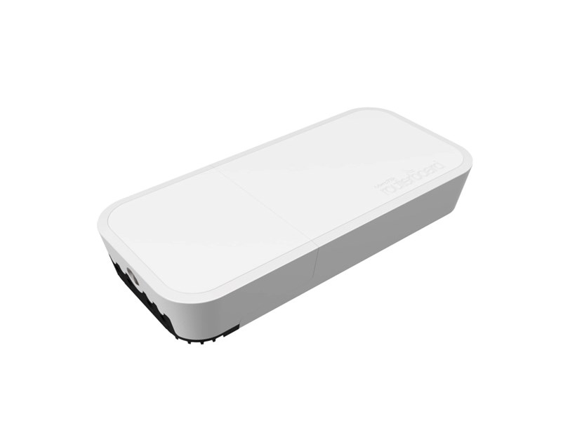 Mikrotik wAP ax (wAPG-5HaxD2HaxD), 800MHz (2 cores), 256 RAM, 128MB NAND, 2×GLAN, 2.4Ghz/5Ghz 802.11a/n/ac/ax, RouterOS v7, vanjsko kućište bijelo, PSU, PoE inj.