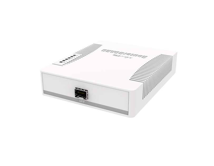 Mikrotik Cloud Smart Switch CSS106-5G-1S (RB260GS) 5-port Gigabit smart preklopnik sa SFP cage, SwOS, plastično kućište, PSU 