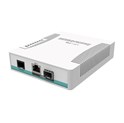 Mikrotik Cloud Router Switch CRS106-1C-5S, QCA8511 400MHz CPU, 128MB RAM, 1×Combo port (Gigabit Ethernet or SFP), 5×SFP cages, RouterOS L5, desktop kućište, PSU
