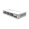 Mikrotik Cloud Router Switch CRS326-24G-2S+IN, 800 MHz CPU, 512MB RAM, 24xG-LAN, 2xSFP+ cage, RouterOS L5 or SwitchOS (dual boot), desktop kućište, PSU