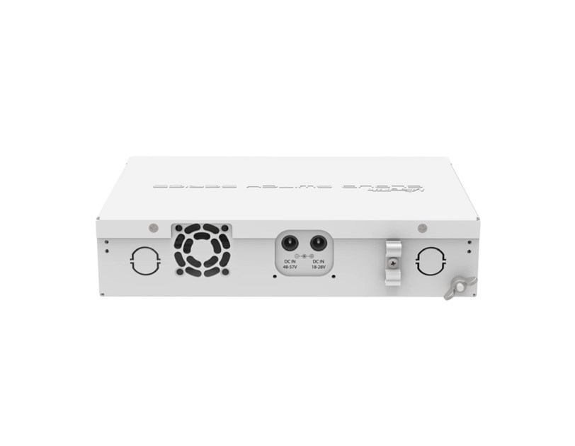Mikrotik Cloud Router Switch CRS112-8P-4S-IN, QCA8511 400Mhz CPU, 128MB RAM, 8×G-LAN PoE-out, 4×SFP, RouterOS L5, desktop kućište, rack mount, PSU