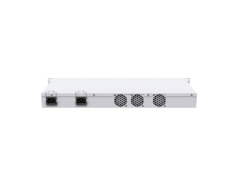 Mikrotik Cloud Router Switch CRS326-24S+2Q+RM, 2x40G QSFP+, 24×10G SFP+, 1xLAN, RouterOS L5 or SwitchOS (dual boot), 1U rackmount, Dual redundant PSU