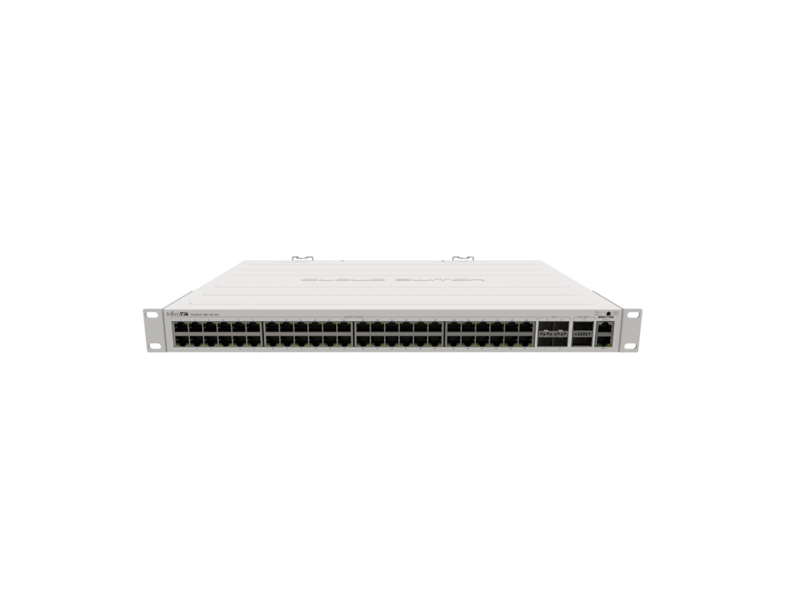 Mikrotik Cloud Router Switch CRS354-48G-4S+2Q+RM, 48×G-LAN RJ45, 4×10G SFP+, 2×40G QSFP+, RouterOS L5, 1U rackmount , Dual redundant PSU