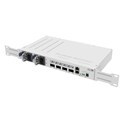 Mikrotik Cloud Router Switch 504-4XQ-IN, QCA9531 650 MHz CPU, 16×25G, 64MB RAM, 4×100G QSFP28 ports, 1×100Mbit manage port, RouterOS L5, desktop kućište, rackmount , dual hot-swap PSU