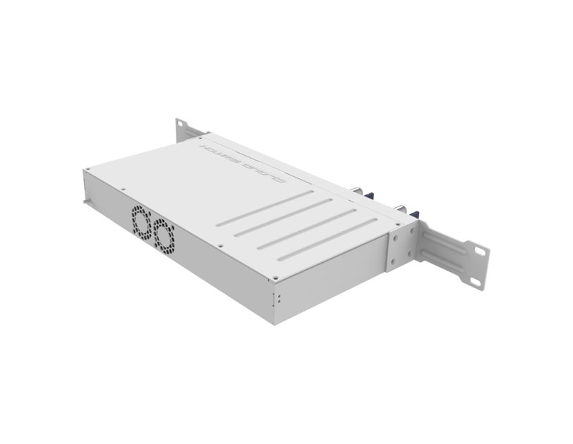 Mikrotik Cloud Router Switch 504-4XQ-IN, QCA9531 650 MHz CPU, 16×25G, 64MB RAM, 4×100G QSFP28 ports, 1×100Mbit manage port, RouterOS L5, desktop kućište, rackmount , dual hot-swap PSU
