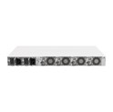 Mikrotik Cloud Router Switch 518-16XS-2XQ-RM, 750 MHz CPU, 64MB RAM, 2×100G QSFP28, 16×25G SFP28, 1×100Mbit, USB-A, RouterOS L6, 1U rackmount kućište, 2×hot-swap PSU, 4×hot-swap ventilatori