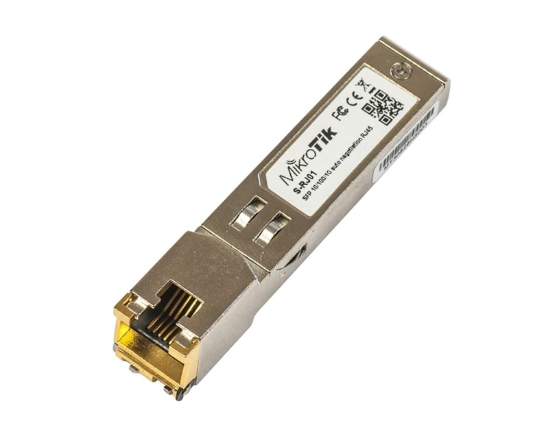 Mikrotik RJ45 SFP 10/100/1000M bakreni modul (S-RJ01)