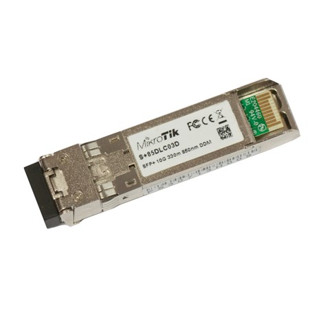 Mikrotik SFP+ module 10G MM 300m 850nm (S+85DLC03D)