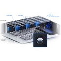 Ubiquiti UniFi U7-Pro-Max Wifi 7 PoE+ stropna pristupna točka 1x2.5 GbE RJ45 port, 25W