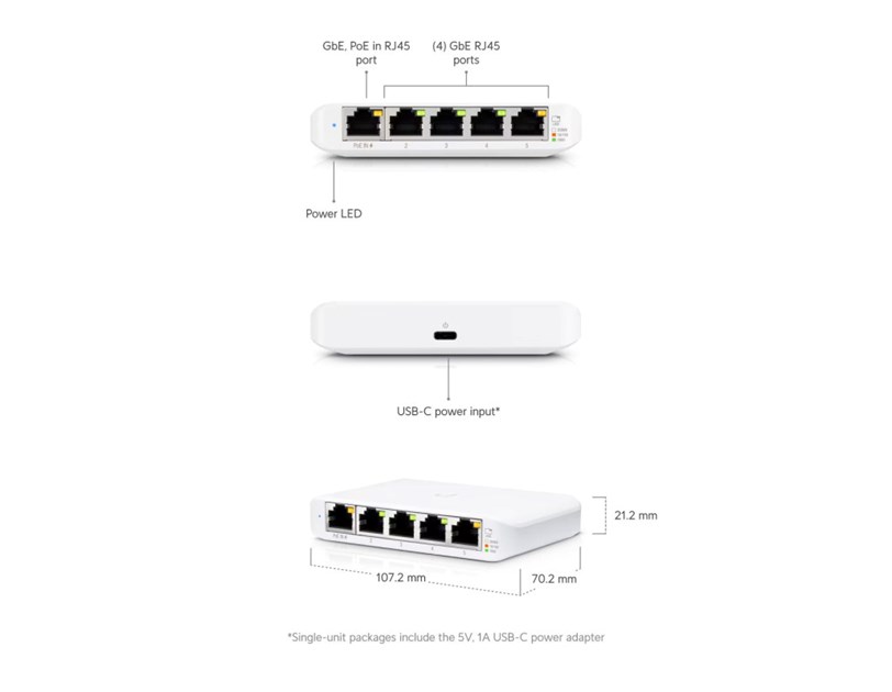 Ubiquiti UniFi Switch USW-Flex-Mini