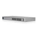 Ubiquiti UniFi Managed 24-port Gigabit Switch, 2×1G SFP, Rack 1U (USW-24)