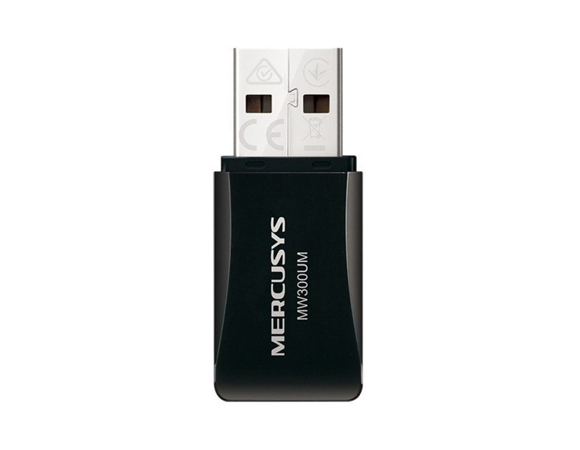 Mercusys MW300UM bežični USB mini adapter 300Mbps (2.4GHz), 802.11n/g/b, WPS tipka