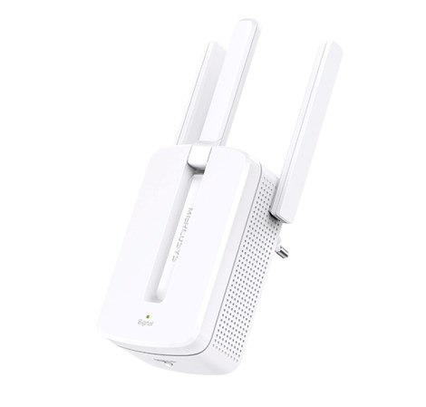 Mercusys MW300RE bežični pojačivač dometa (Range Extender) 300Mbps, (2.4GHz), 802.11b/g/n, 3×vanjska antena fiksna, WPS tipka