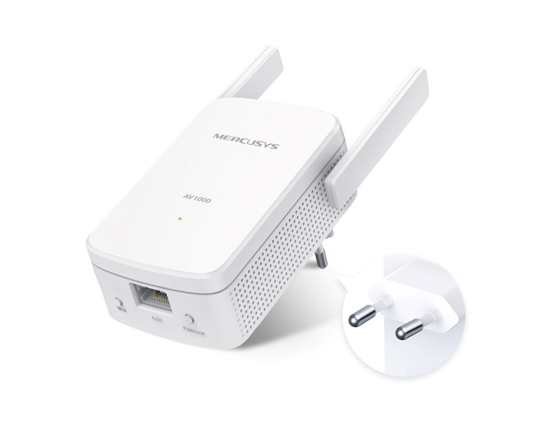 Mercusys AV1000 Powerline Gigabit mrežni adapter, 1000Mbps, HomePlug AV2 (MP510 & MP500) 