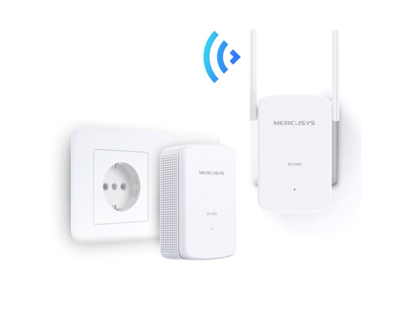 Mercusys AV1000 Powerline Gigabit mrežni adapter, 1000Mbps, HomePlug AV2 (MP510 & MP500) 
