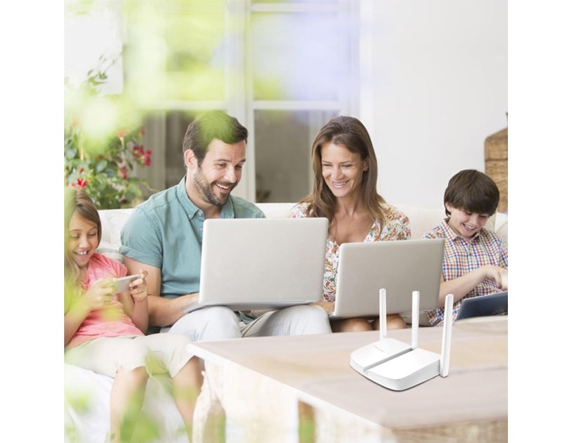 Mercusys MW305R bežični N usmjerivač (Router) 300Mbps (2.4GHz), 802.11n/g/b, 1×WAN, 3×LAN, 3×fiksna antena
