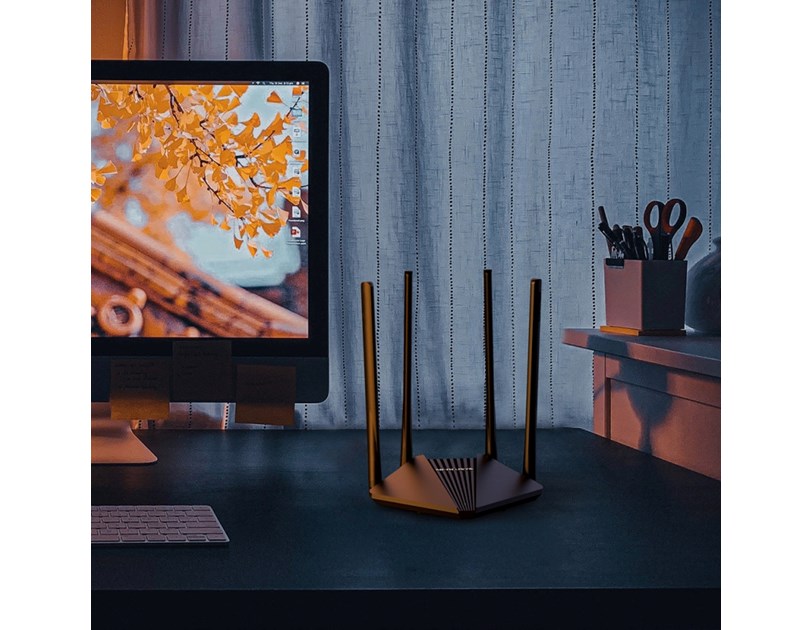 Mercusys AC1200 bežični usmjerivač (Dual-Band Router) 300Mbps/867Mbps (2.4GHz/5GHz), 802.11 b/g/n/ac/a, 2×G-LAN, 1×G-WAN, MU-MIMO, 4×5dBi fiksne omni-direkcione antene