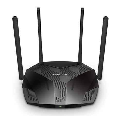 Mercusys MR70X AC1800X bežični usmjerivač (Dual-Band WiFi6 Router) 574Mbps/1201Mbps (2.4GHz/5GHz), 802.11ax/ac/a/b/g/n, 3×G-LAN, 1×G-WAN, MU-MIMO, 4×5 dBi fiksne omni-direkcione antene