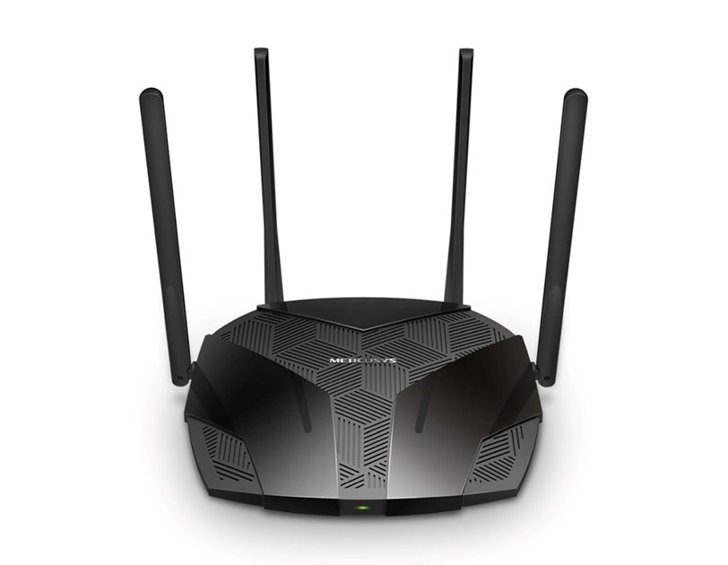 Mercusys MR70X AC1800X bežični usmjerivač (Dual-Band WiFi6 Router) 574Mbps/1201Mbps (2.4GHz/5GHz), 802.11ax/ac/a/b/g/n, 3×G-LAN, 1×G-WAN, MU-MIMO, 4×5 dBi fiksne omni-direkcione antene