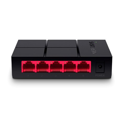 Mercusys 5-port Gigabit mini Desktop preklopnik (Switch), 5×10/100/1000M RJ45 ports, plastično kućište