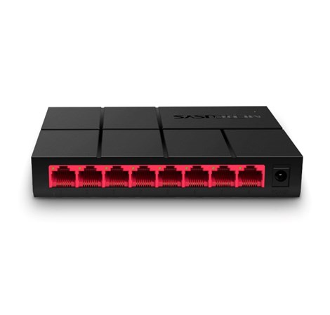 Mercusys 8-port Gigabit mini Desktop preklopnik (Switch), 8×10/100/1000M RJ45 ports, plastično kućište