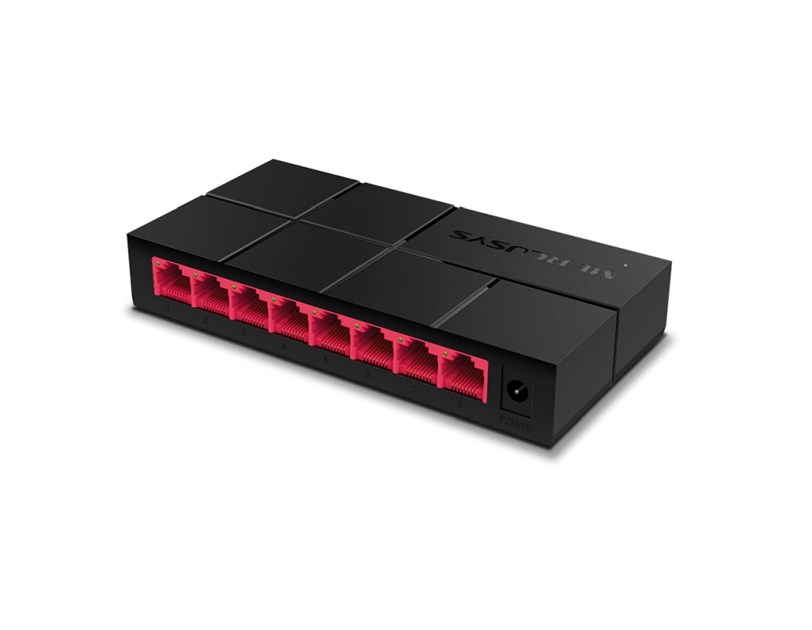 Mercusys 8-port Gigabit mini Desktop preklopnik (Switch), 8×10/100/1000M RJ45 ports, plastično kućište