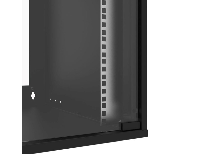 Canovate 19" 9U 600x600x444 ECO SOHO zidni ormar, crni (WC1S-9-0966F)