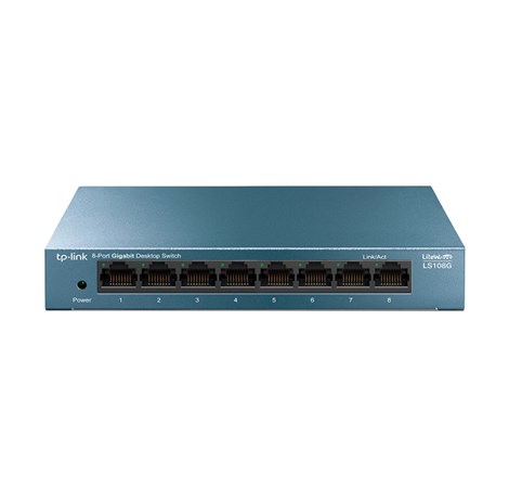 TP-Link 8-Port 10/100/1000Mbps Desktop Network preklopnik (Switch) Auto-Negotiation RJ45, Auto-MDI/MDIX, metalno kučište