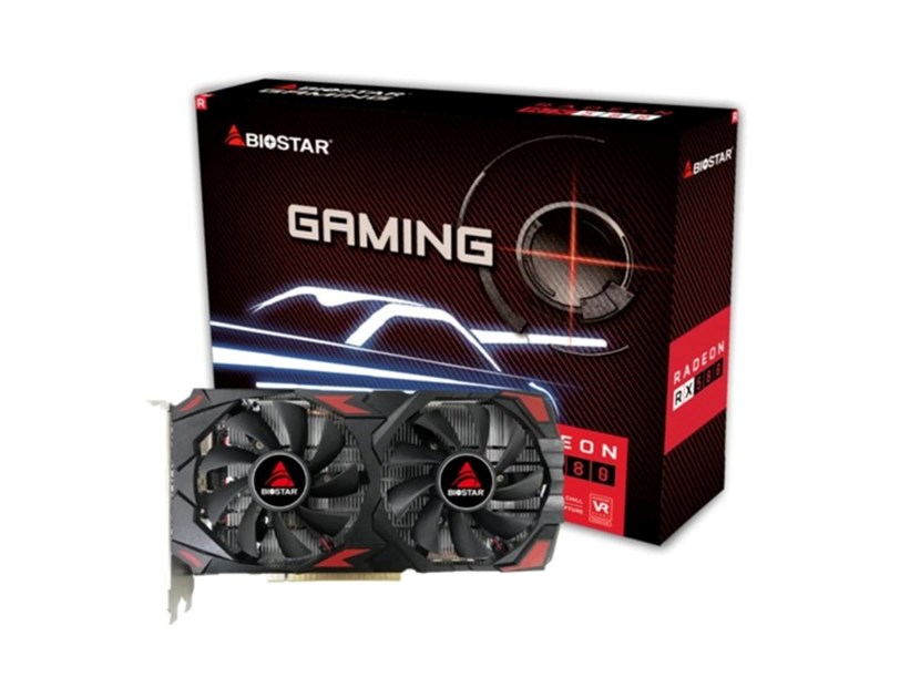 Biostar AMD Radeon RX580 8GB GDDR5/256-bit, PCIe 3.0, HDMI/2×DP (VGABIOATI0021)
