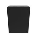 Canovate 15U 600x600x765 SINGLE zidni ormar s bočnim stranama koje se mogu otvoriti izvana, crni (WS3O-9-1566F)