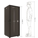 Canovate 19" 32U 600x800x1588 INORAX ECO podni ormar, crni (CSN-U-9-3268F)