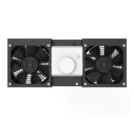 Canovate krovni ventilatorski modul sa termostatom i  2 ventilatora za kom. ormare (CWA-9-2002)