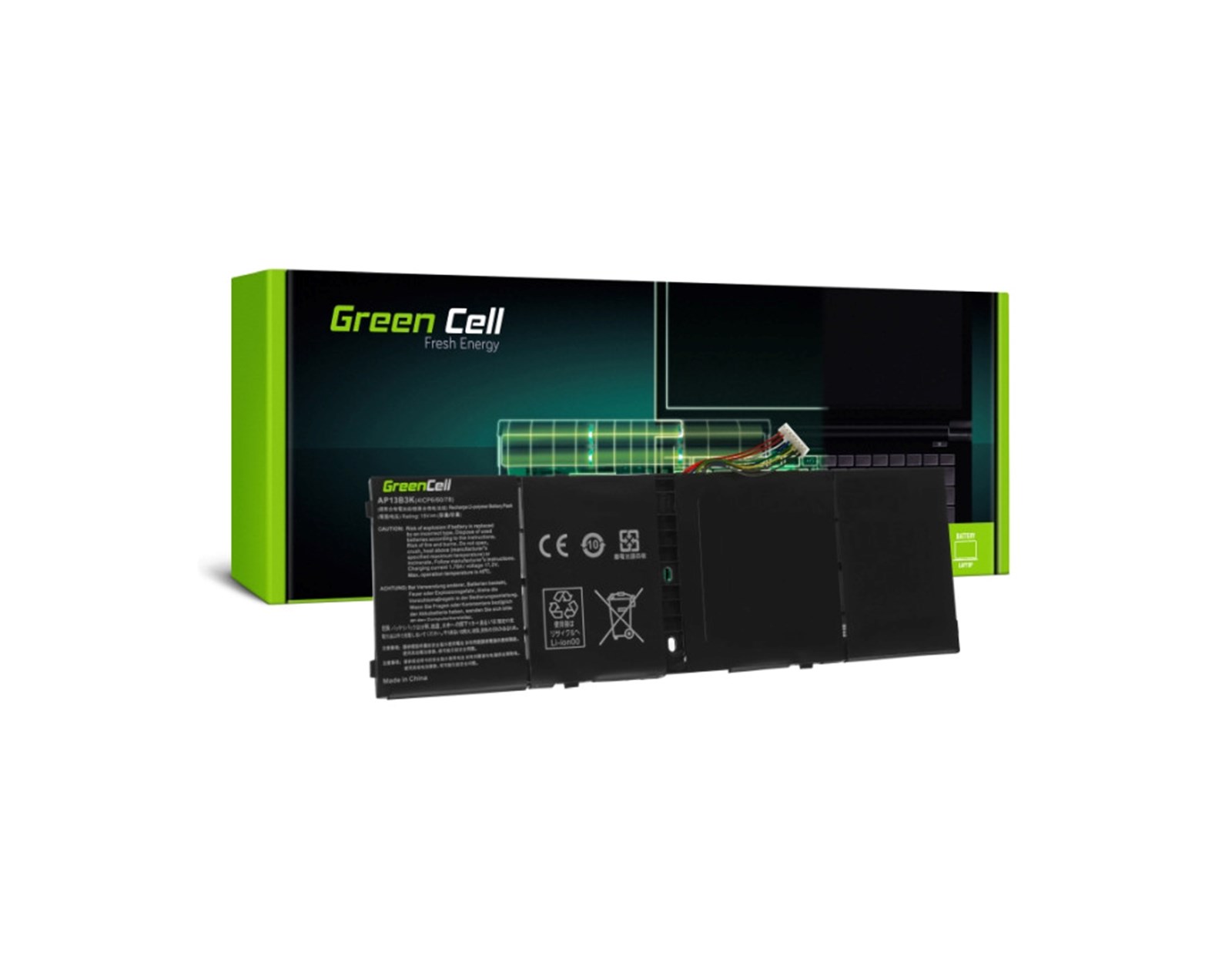 Green Cell (AC48) baterija 3400mAh/15V za Acer Aspire V5-552 V5-572 V5-573 V7-581 R7-571