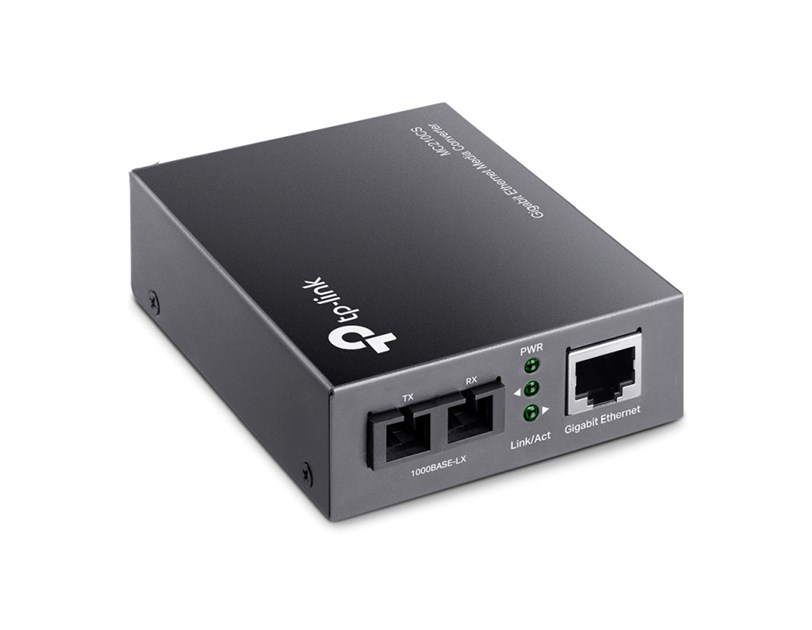 TP-Link Gigabit optički pretvarač 1000M RJ45 u 1000M single-mode SC, Full-duplex, do 20Km