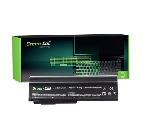 Green Cell (AS09) baterija 6600 mAh, 10.8V (11.1V) A32-M50 A32-N61 za Asus G50/ G51/ G60/ M50/ M50V/ N53/ N53SV/ N61/ N61VG/ N61JV (AS09)