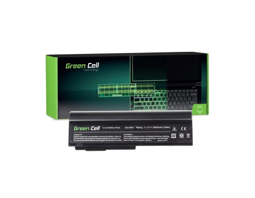 Green Cell (AS09) baterija 6600 mAh, 10.8V (11.1V) A32-M50 A32-N61 za Asus G50/ G51/ G60/ M50/ M50V/ N53/ N53SV/ N61/ N61VG/ N61JV (AS09)
