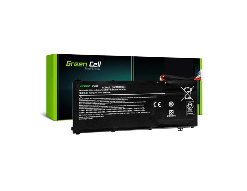 Green Cell (AC54) baterija 3800 mAh,11.4V AC14A8L za Acer Aspire Nitro V15 VN7-571G VN7-572G VN7-591G VN7-592G i V17 VN7-791G VN7-792G