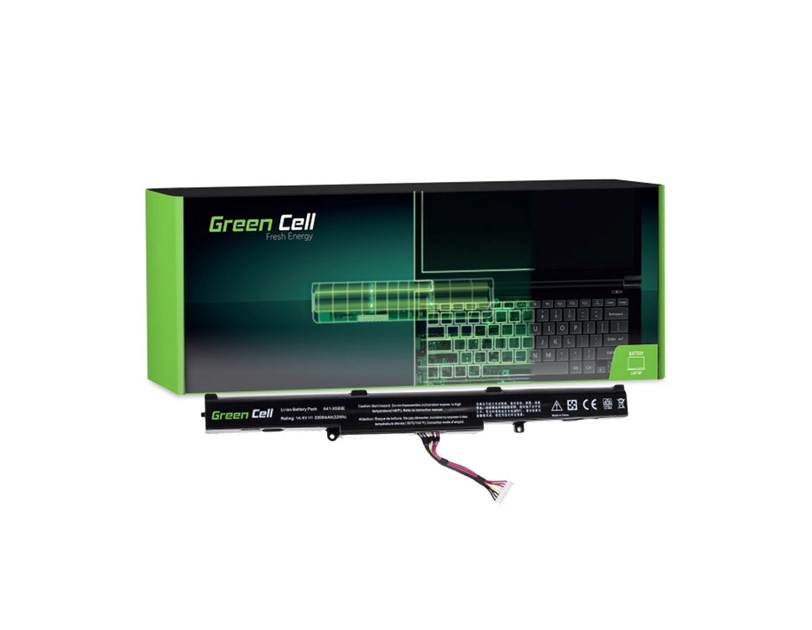 Green Cell (AS77) baterija 2200 mAh,14.4V (15V) A41-X550E za Asus F550 F750 K550 K750 R510 R750 X550 X750