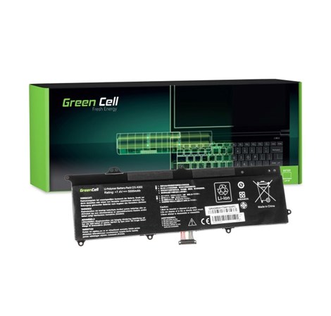 Green Cell (AS88) baterija 5000 mAh, 7.2V (7.4V) C21-X202 za Asus X201E F201E VivoBook F202E Q200E S200E X202E