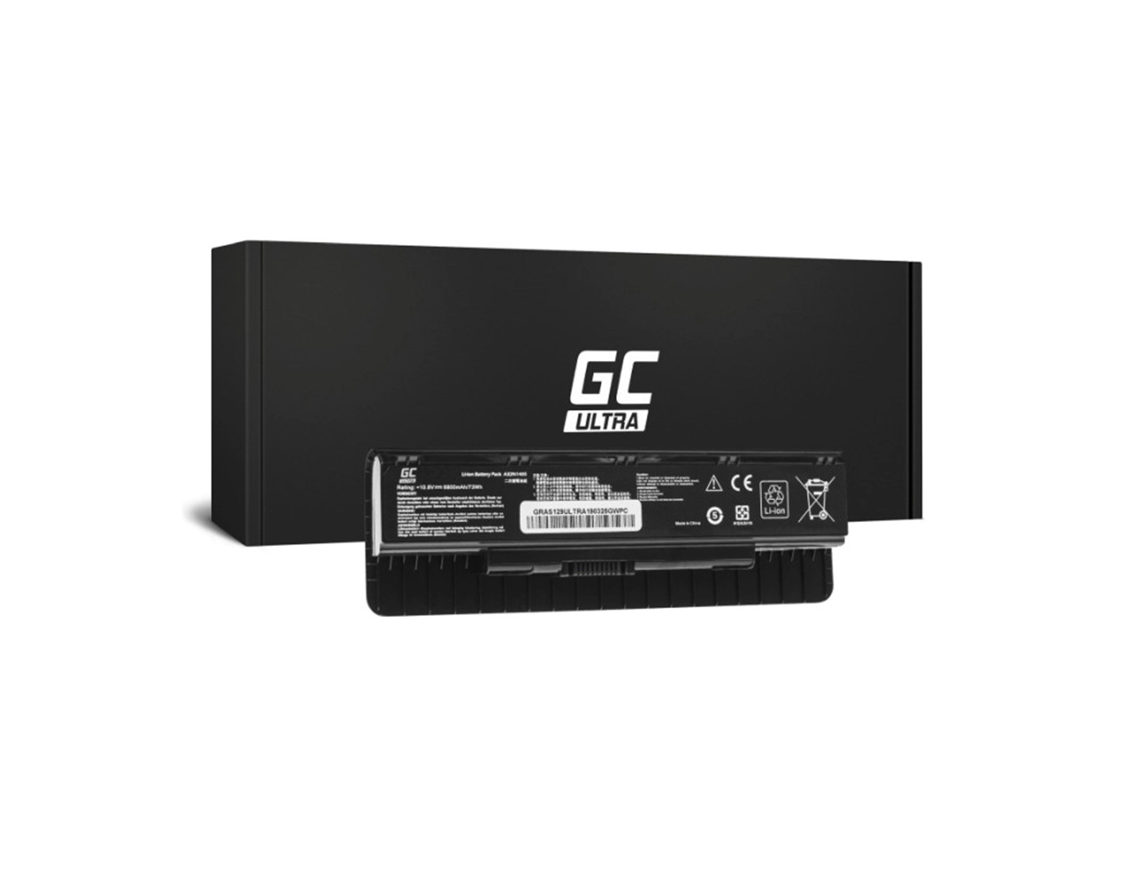 Green Cell ULTRA (AS129ULTRA) 6800 mAh, 10.8V (11.1V) A32N1405 za Asus G551 G551J G551JM G551JW G771 G771J G771JM G771JW N551 N551J N551JM N551JW N551JX / 1