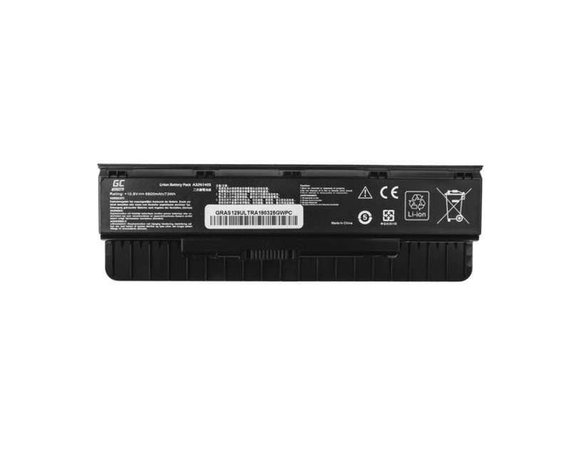 Green Cell ULTRA (AS129ULTRA) 6800 mAh, 10.8V (11.1V) A32N1405 za Asus G551 G551J G551JM G551JW G771 G771J G771JM G771JW N551 N551J N551JM N551JW N551JX / 1