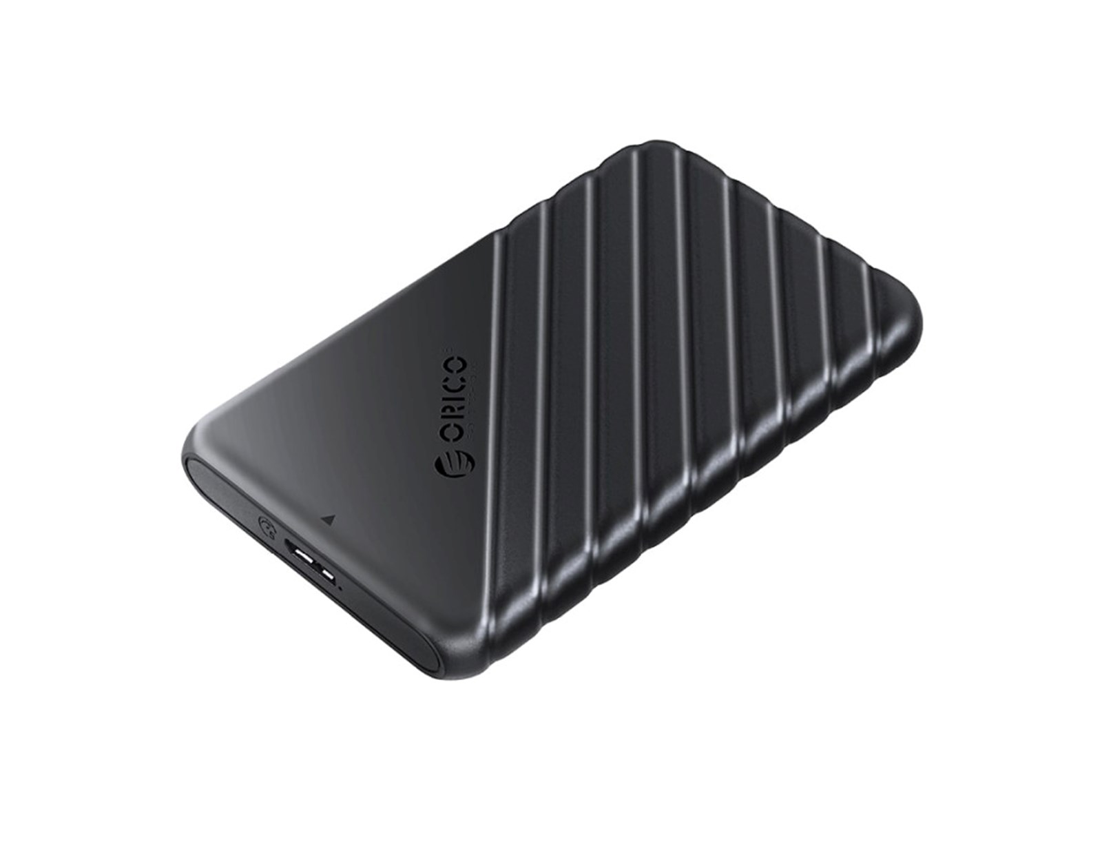 Orico vanjsko kućište 2.5" SATA HDD/SSD, 7 do 9.5mm, tool free, USB3.0 Micro-B, crni (ORICO-25PW1-U3-BK-BP-HW)
