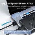 Orico vanjsko kućište 2.5" SATA HDD/SSD, 7 do 9.5mm, tool free, USB3.0 Micro-B, crni (ORICO-25PW1-U3-BK-BP-HW)