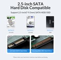 Orico vanjsko kućište 2.5" SATA HDD/SSD, 7 do 9.5mm, tool free, USB3.0 Micro-B, crni (ORICO-25PW1-U3-BK-BP-HW)