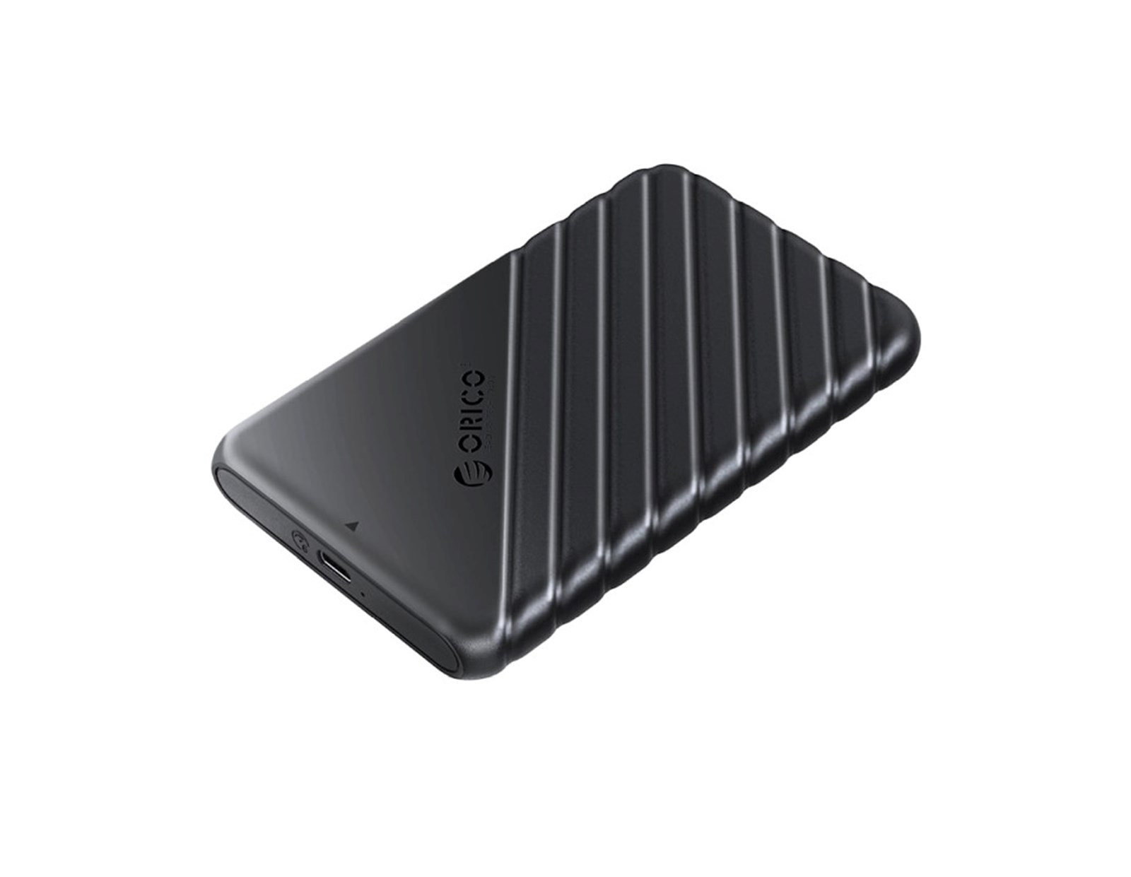 Orico vanjsko kućište 2.5" SATA HDD/SSD, 7 do 9.5mm, tool free, USB3.1 Gen1 Type-C, crni (ORICO-25PW1-C3-BK-BP)